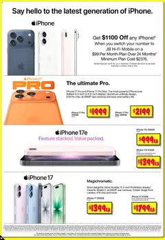 Preview of JB Hi-Fi Stocktake Sellout - valid from 02.04.2026 | Page: 16 | Products: Phone, Iphone, Screen, Mobile