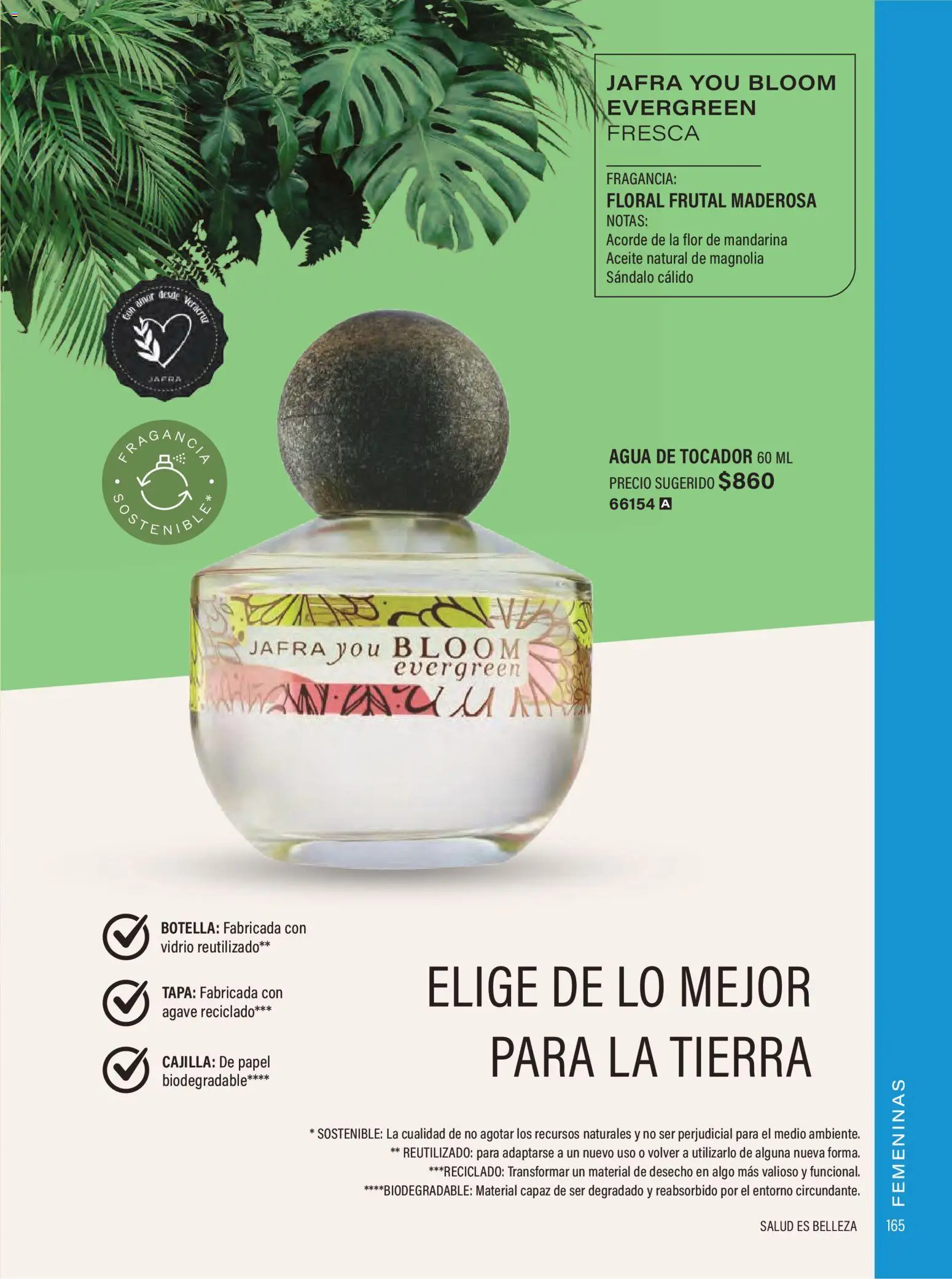 Nuevas ofertas de JAFRA válidas en toda la República Mexicana desde el 01.02.2026. ¡Encuentra las mejores ofertas en JAFRA catálogo Organizador de Ventas! | Página: 163 | Productos: Agua, Aceite, Botella, Fragancia