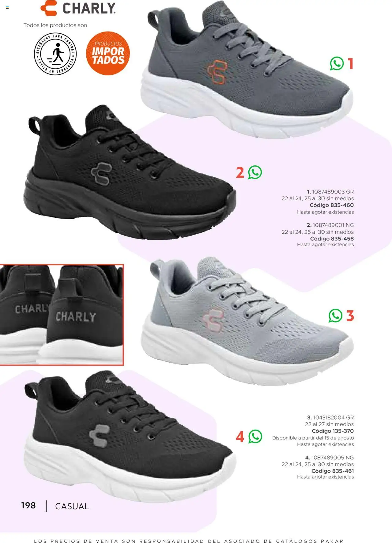 Nuevas ofertas de SC Pakar válidas en toda la República Mexicana desde el 24.07.2025. ¡Encuentra las mejores ofertas en SC Pakar - Catálogo Casual otoño / invierno! | Página: 198