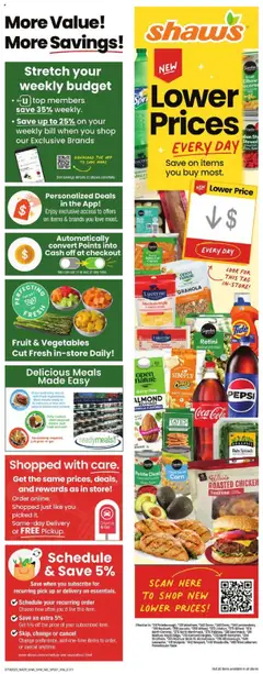 Preview of Shaw's weekly ads valid from 18.07.2025