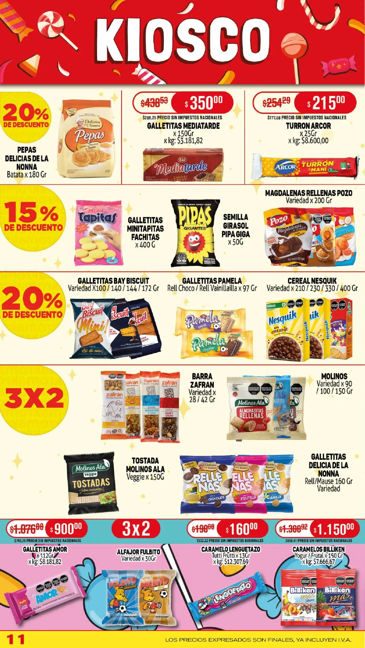 Makro ofertas │ válido desde el 18.09.2025 | Página: 11 | Productos: Galletitas, Batata, Mani, Yogur