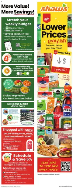 Preview of Shaw's weekly ads valid from 18.07.2025