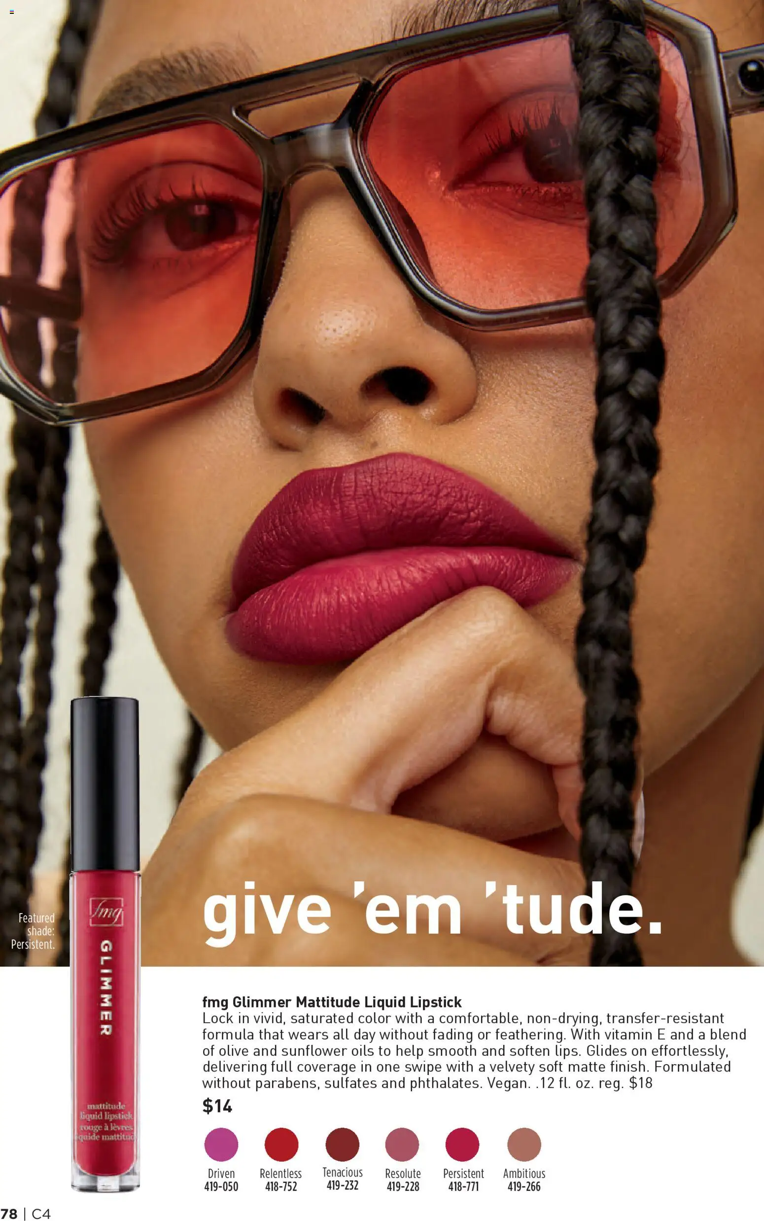 Avon Brochure - valid from 11.02.2026 | Page: 78 | Products: Vitamin, Lipstick