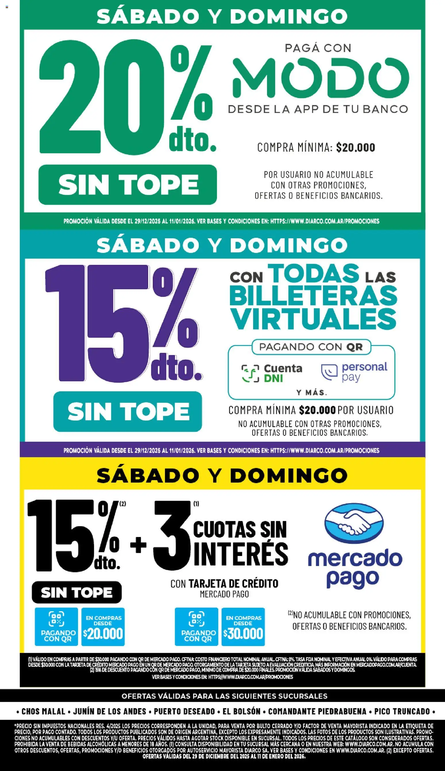Diarco - Ofertas Especiales │ válido desde el 29.12.2025 | Página: 2 | Productos: Banco