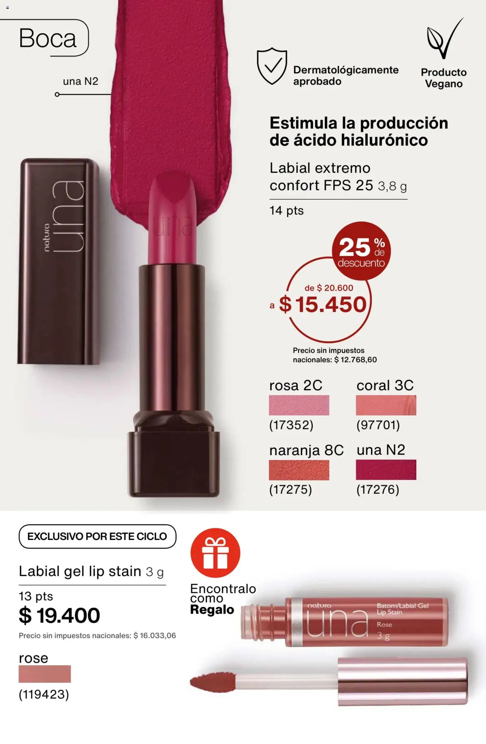 Catálogo Natura Ciclo 1/2026 │ válido desde el 06.01.2026 | Página: 128