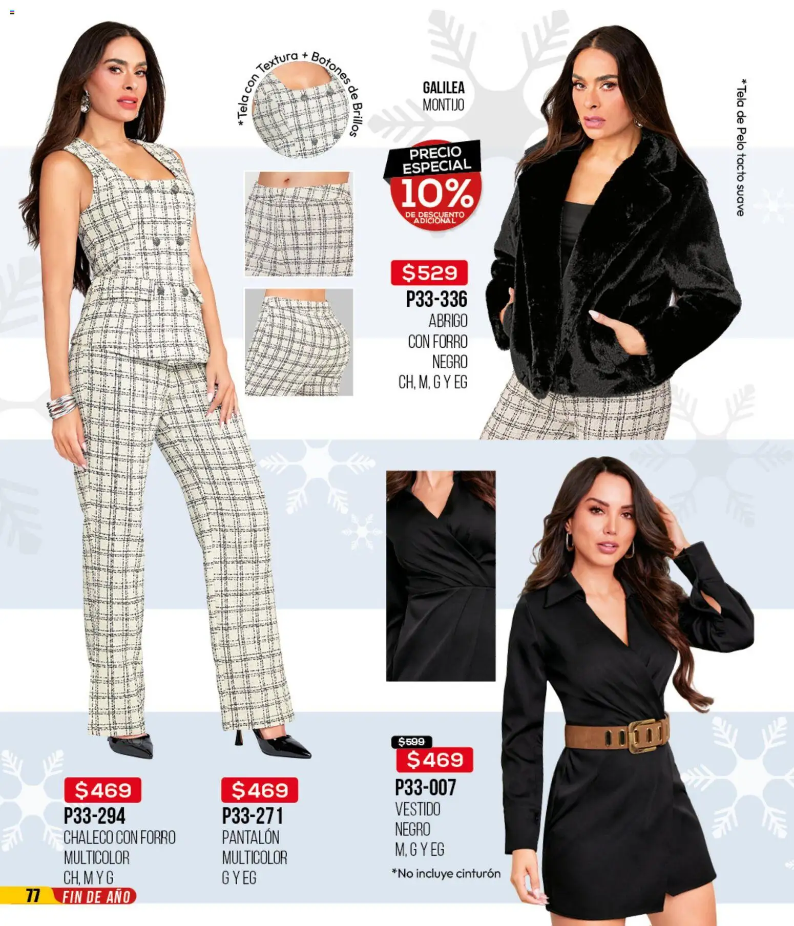 Nuevas ofertas de Cklass válidas en toda la República Mexicana desde el 15.12.2025. ¡Encuentra las mejores ofertas en Cklass catálogo Rebajas fin de año ropa! | Página: 78 | Productos: Chaleco, Abrigo, Cinturón, Vestido