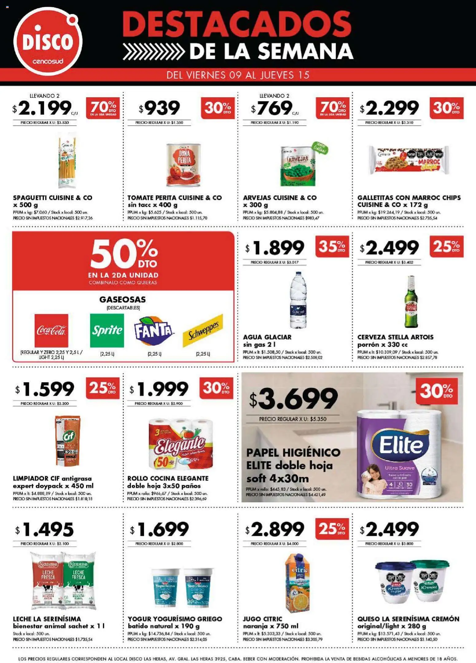 Disco ofertas │ válido desde el 09.01.2026 | Página: 8 | Productos: Papel higiénico, Tomate, Yogur, Limpiador