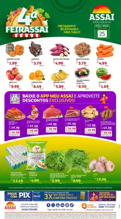 Encarte Assaí Atacadista - RR - Pré-Visualização do folheto da loja Assaí Atacadista, válido de 25.02.2026 | Página: 1