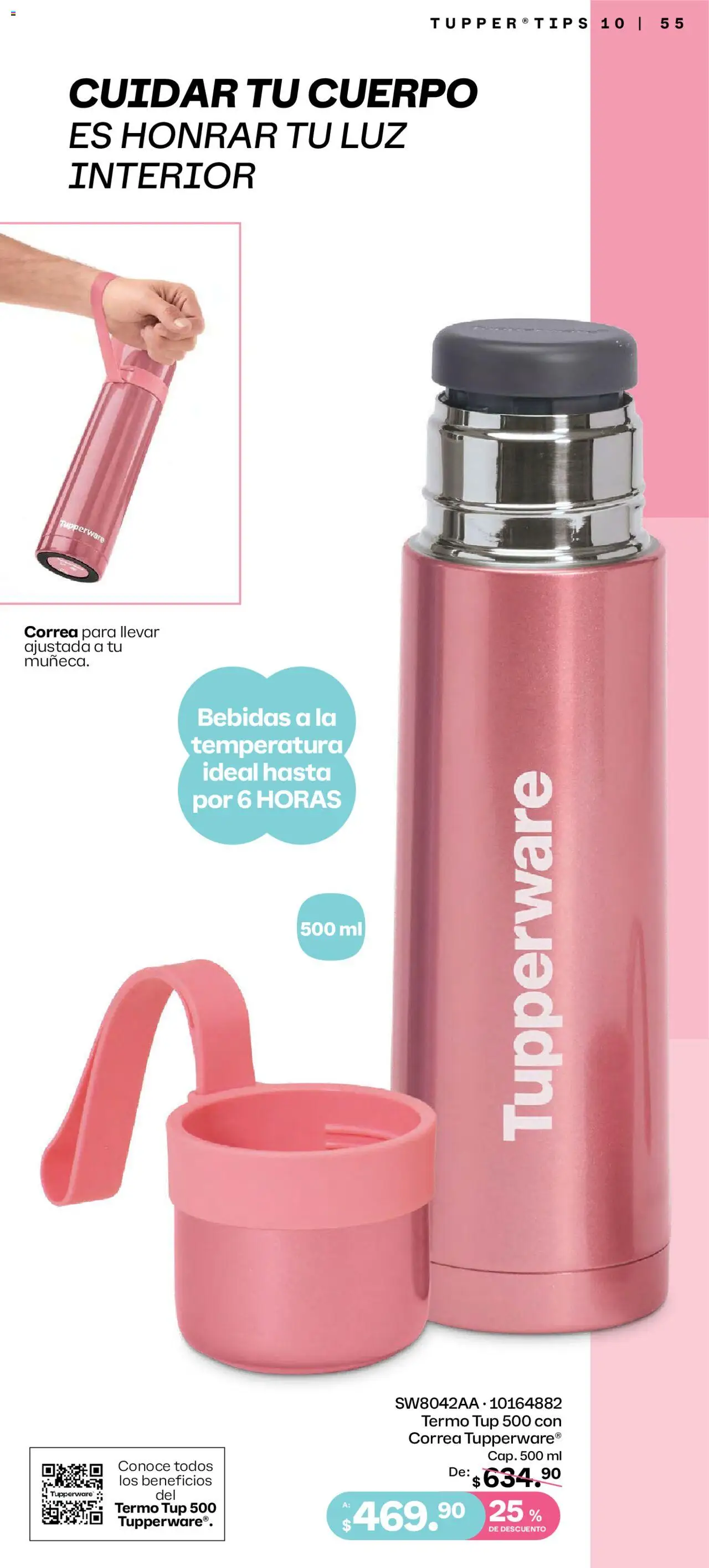 Nuevas ofertas de Tupperware válidas en toda la República Mexicana desde el 08.09.2025. ¡Encuentra las mejores ofertas en Tupperware - Catálogo! | Página: 55 | Productos: Tupper, Termo