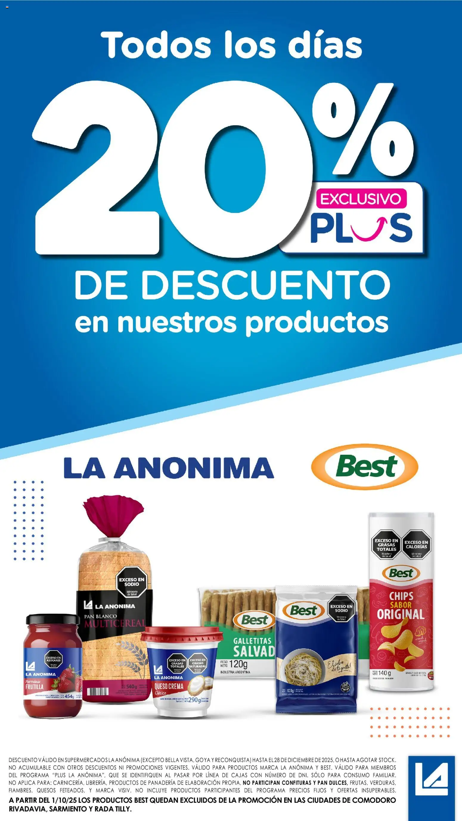 La Anonima catálogo │ válido desde el 18.12.2025 | Página: 37 | Productos: Galletitas, Queso crema, Pan, Crema