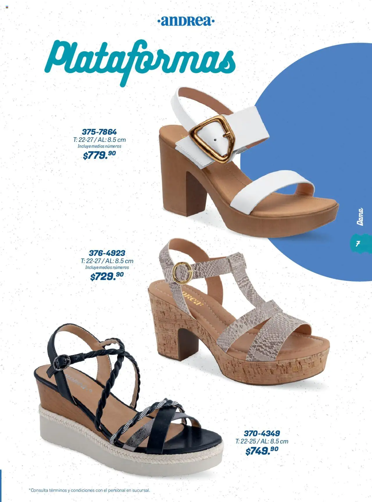 Nuevas ofertas de Andrea válidas en toda la República Mexicana desde el 22.06.2025. ¡Encuentra las mejores ofertas en Andrea catálogo Summer Time! | Página: 7