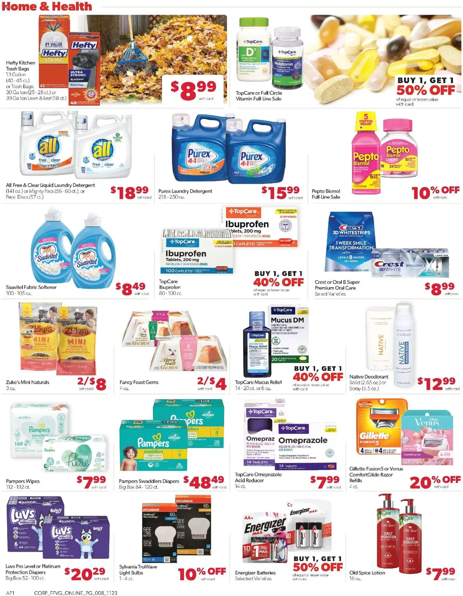Family Fare Weekly Ad - MI - valid from 23.11.2025 | Page: 20 | Products: Vitamin, Melatonin, Deodorant, Detergent