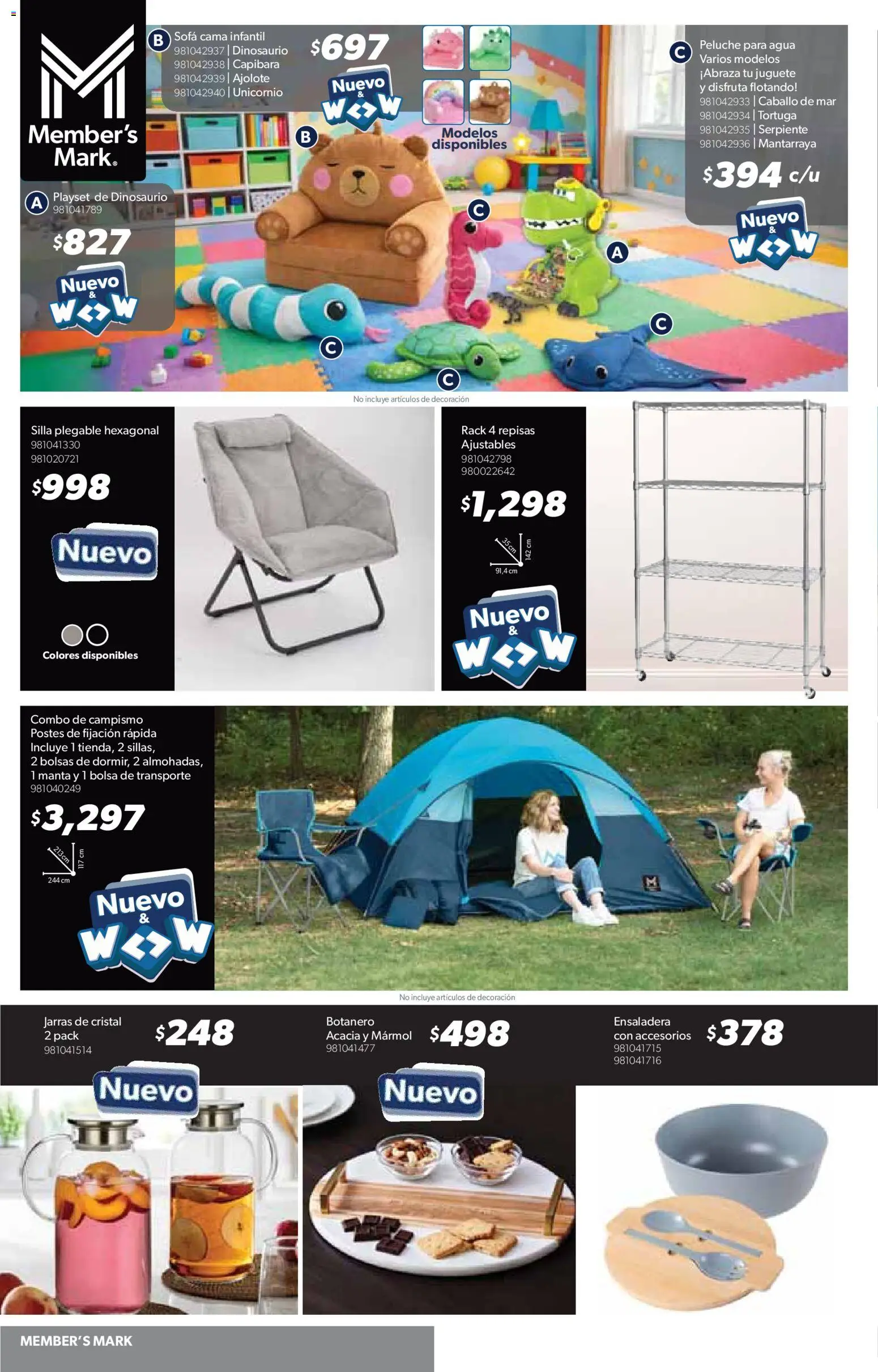 Nuevas ofertas de Sam's Club válidas en toda la República Mexicana desde el 03.02.2026. ¡Encuentra las mejores ofertas en Sam's Club catálogo! | Página: 2 | Productos: Sofá, Silla, Ensaladera, Cama