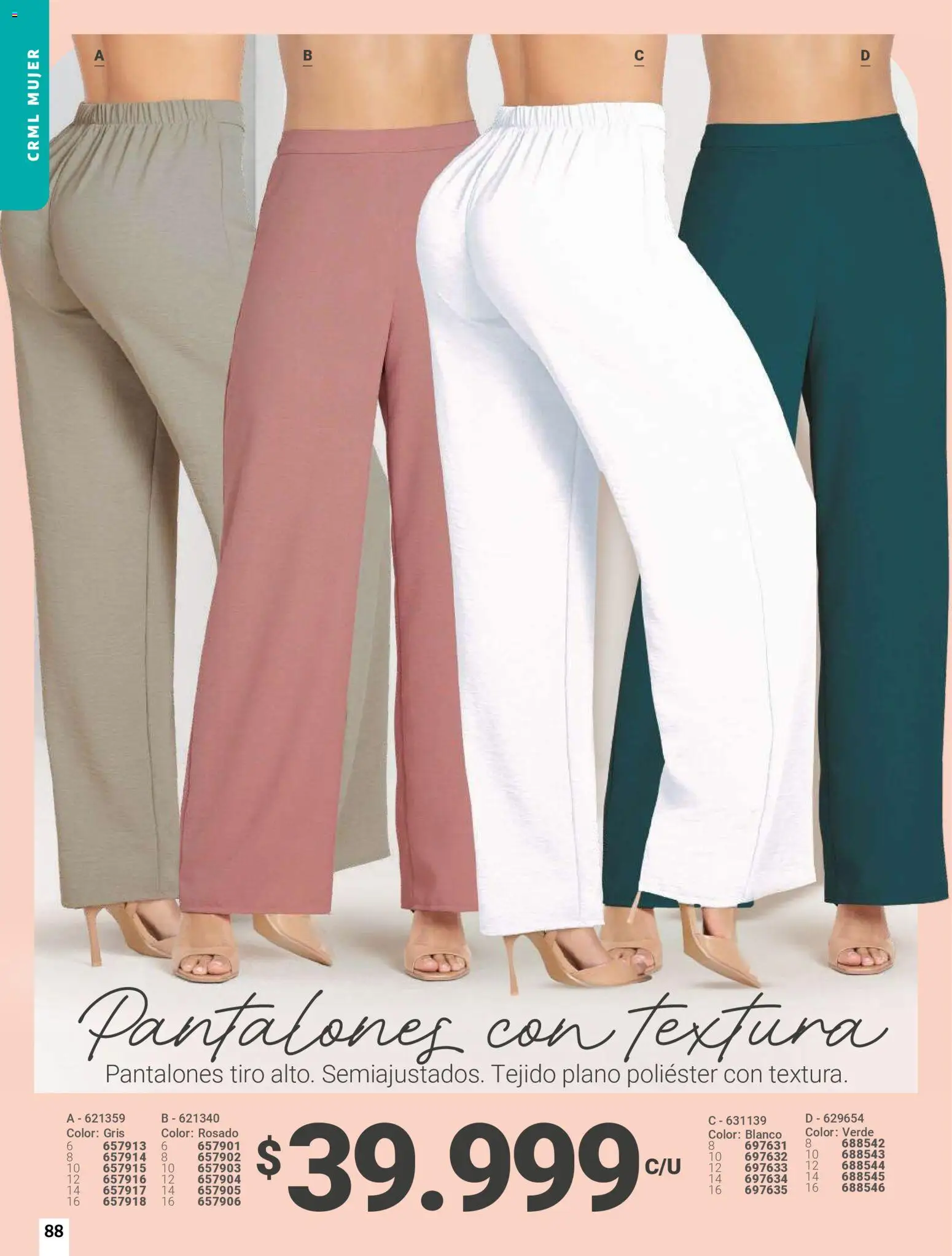 Carmel revista - valida desde el 01.05.2026 | Página: 88 | Productos: Pantalones