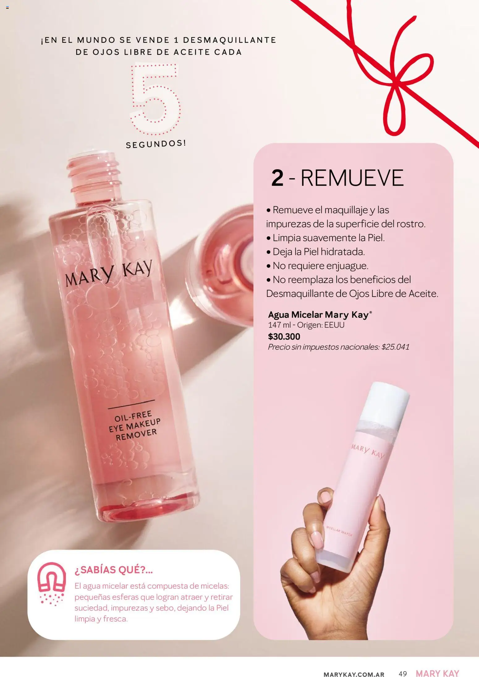 Mary Kay - Look Primavera 2025 │ válido desde el 01.11.2025 | Página: 49 | Productos: Maquillaje, Desmaquillante de ojos, Desmaquillante, Agua