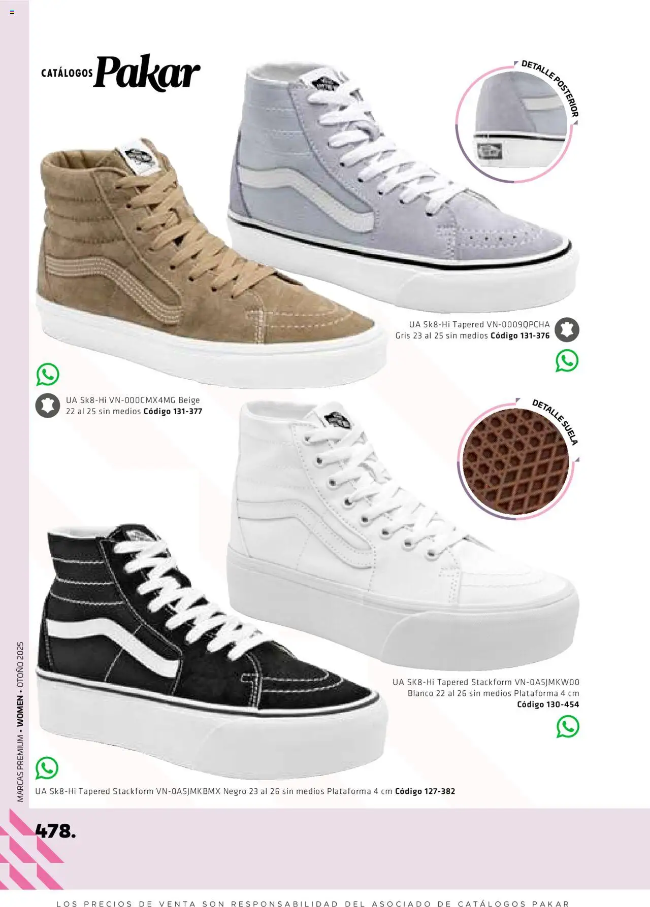 Nuevas ofertas de SC Pakar válidas en toda la República Mexicana desde el 29.08.2025. ¡Encuentra las mejores ofertas en SC Pakar - Catálogo Otoño Women! | Página: 478