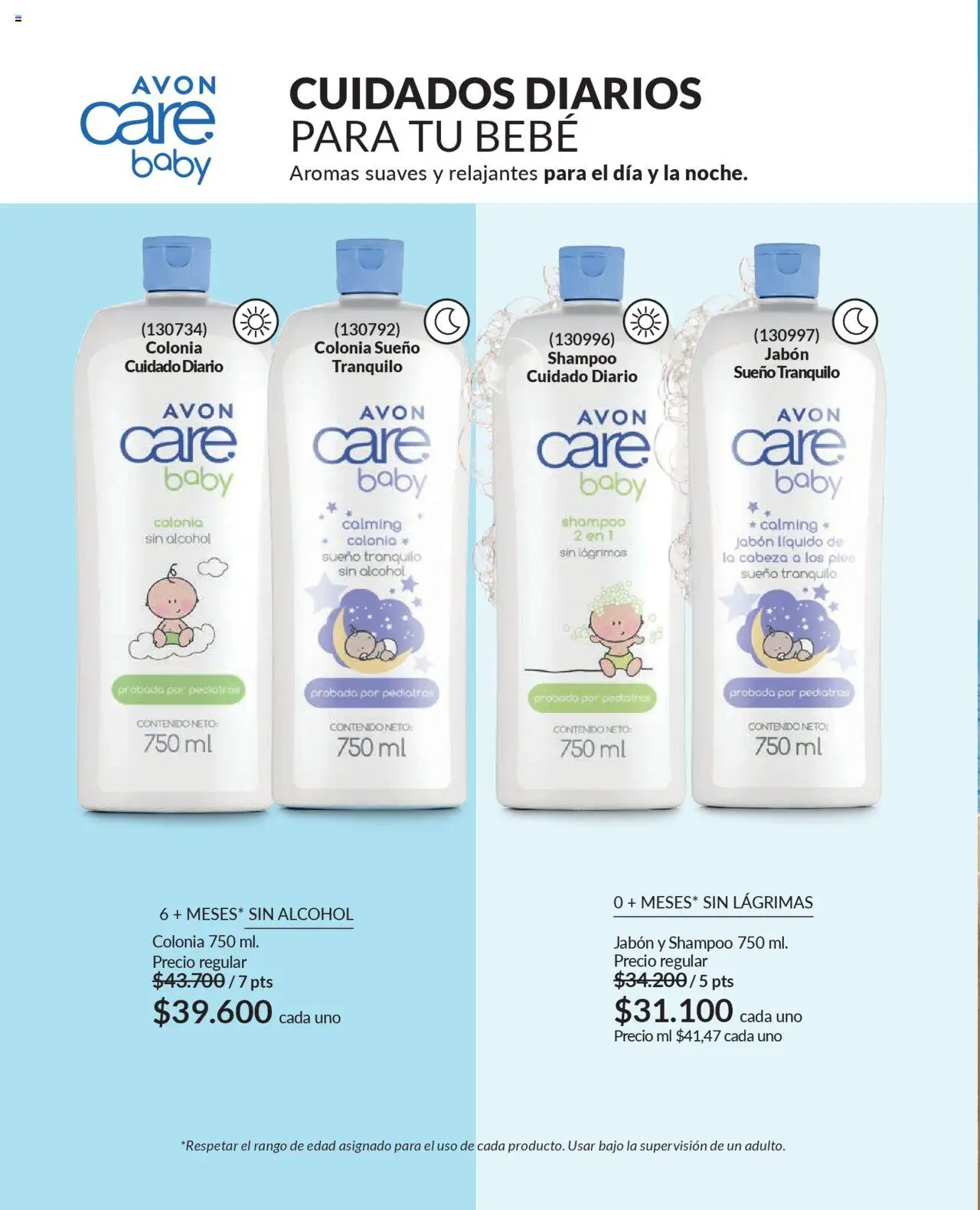 Avon revista - valida desde el 12.09.2025 | Página: 134 | Productos: Jabón líquido, Shampoo, Jabón, Tintura