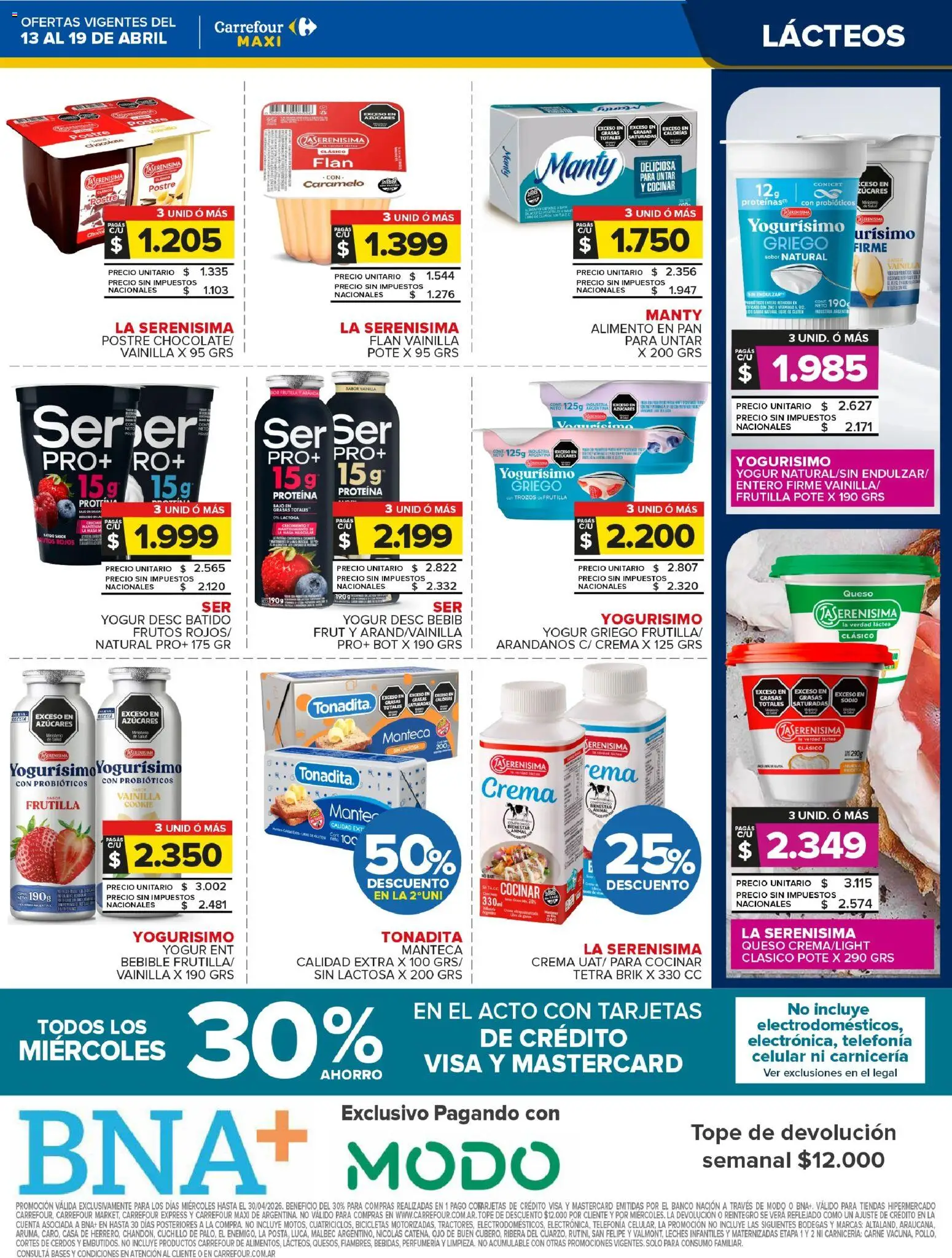 Carrefour Maxi catálogo │ válido desde el 13.04.2026 | Página: 10 | Productos: Caso, Frutilla, Pan, Crema