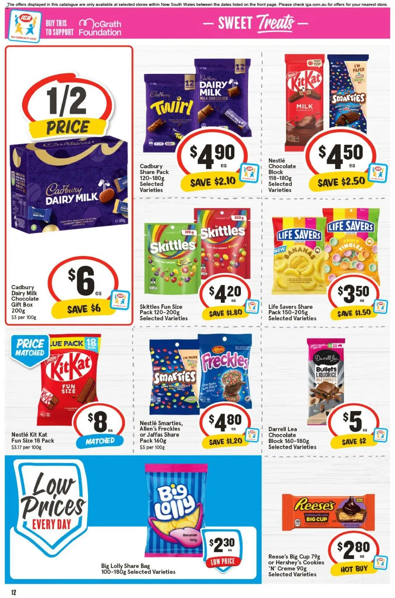 IGA catalogue - valid from 10.09.2025 | Page: 13 | Products: Milk, Dairy, Fruits, Foundation