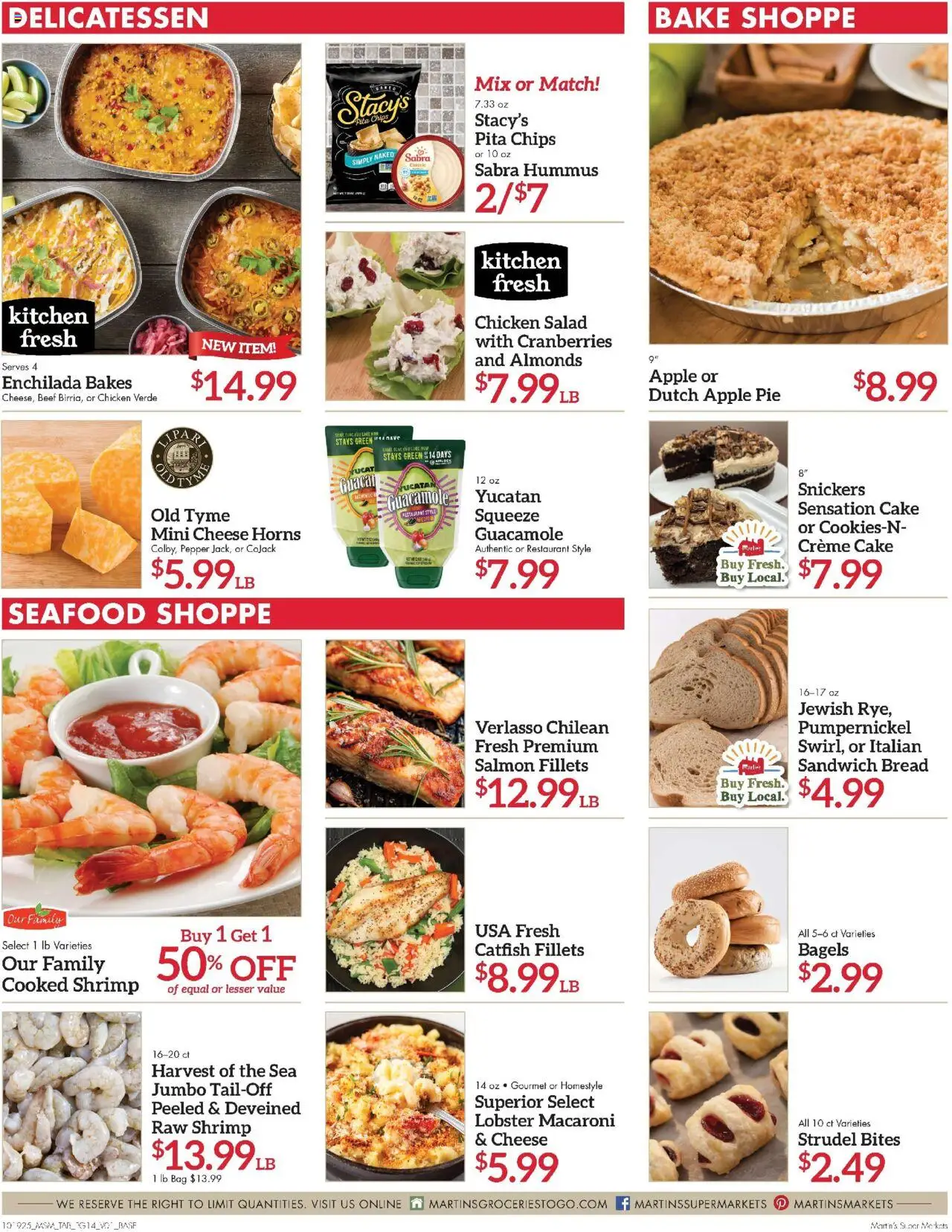 Martin’s Weekly Ad - valid from 19.10.2025 | Page: 14 | Products: Cheese, Chips, Pepper, Seafood