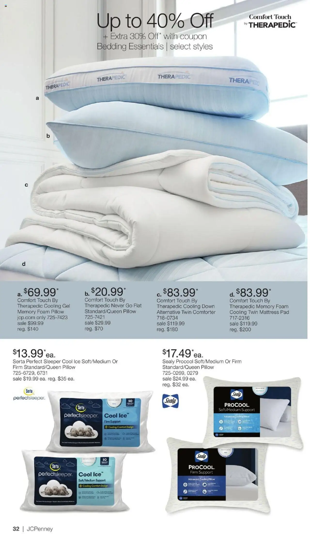 JCPenney Semi-Annual Home Sale - valid from 06.10.2025 | Page: 31 | Products: Mattress, Pillow, Comforter, Mattress Pad