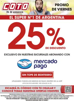 Vista previa Coto Promos de Viernes válido desde el 11.07.2025