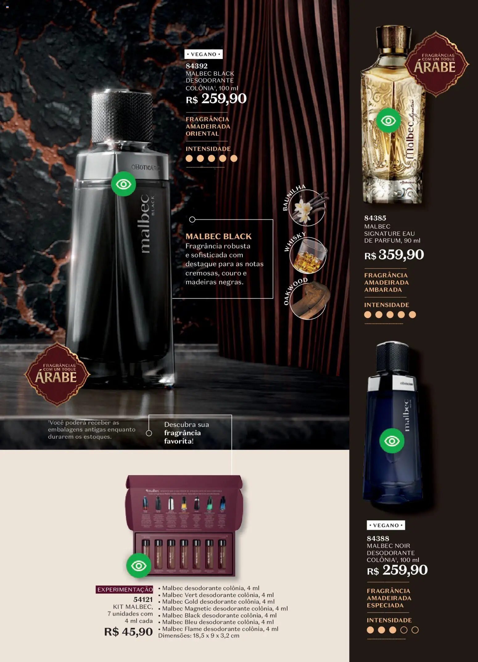 O Boticário Folheto - válido de 02.03.2026 | Página: 19 | Produtos: Fragrância, Madeiras, Whisky, Desodorante