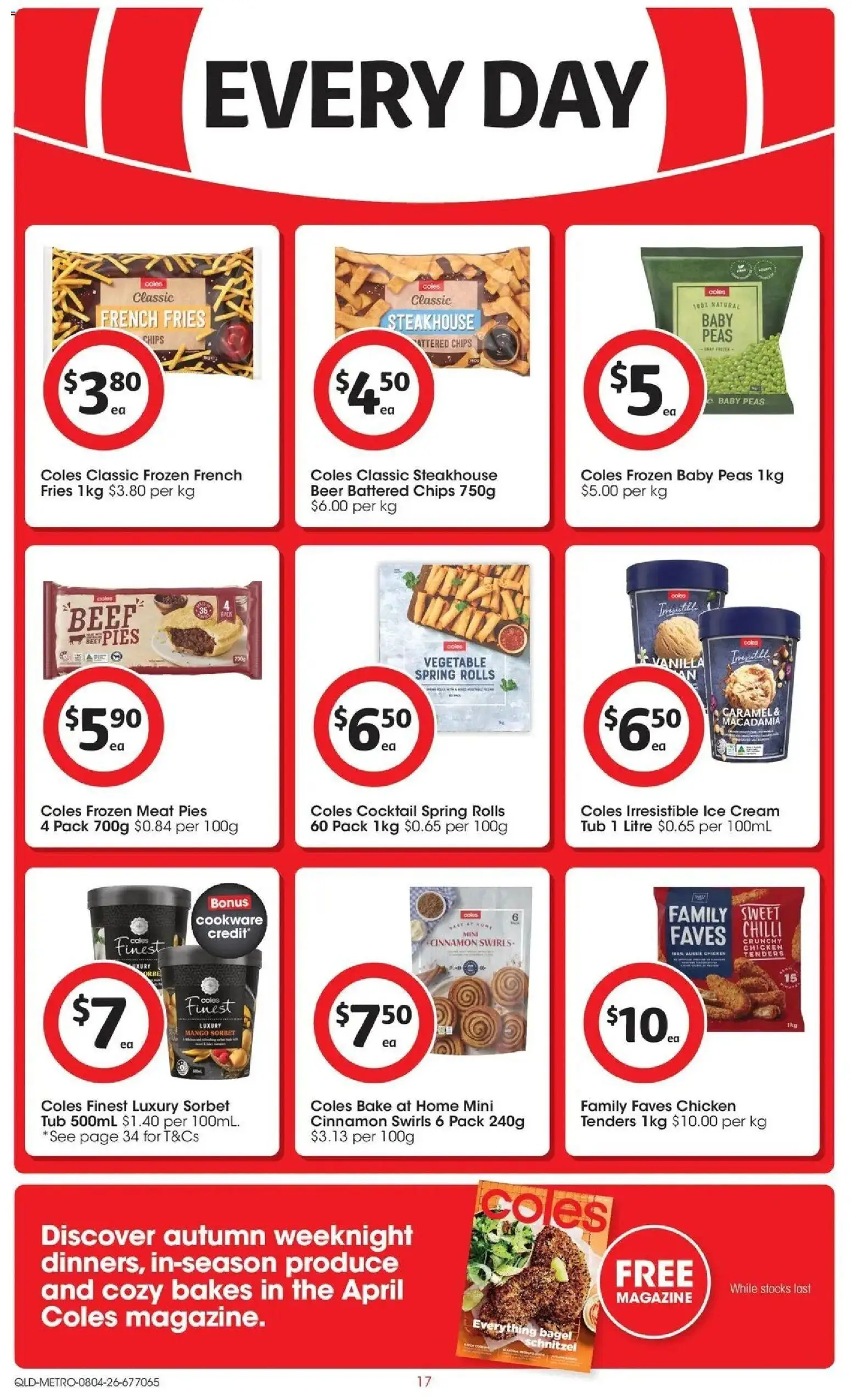 Deals catalogue - valid from 07.04.2026 | Page: 17 | Products: Beer, Chips, Ice cream, Mango