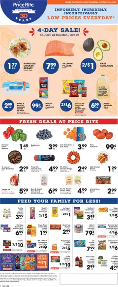 Preview of Price Rite weekly ads valid from 24.10.2025