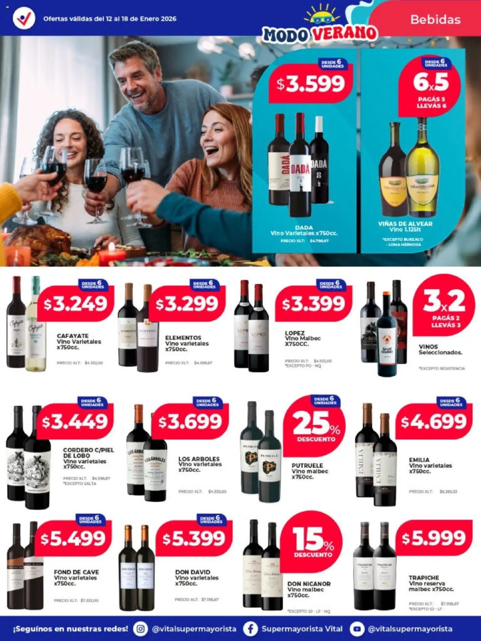 Vital - Ofertas - Neuquén  │ válido desde el 12.01.2026 | Página: 20 | Productos: Vino