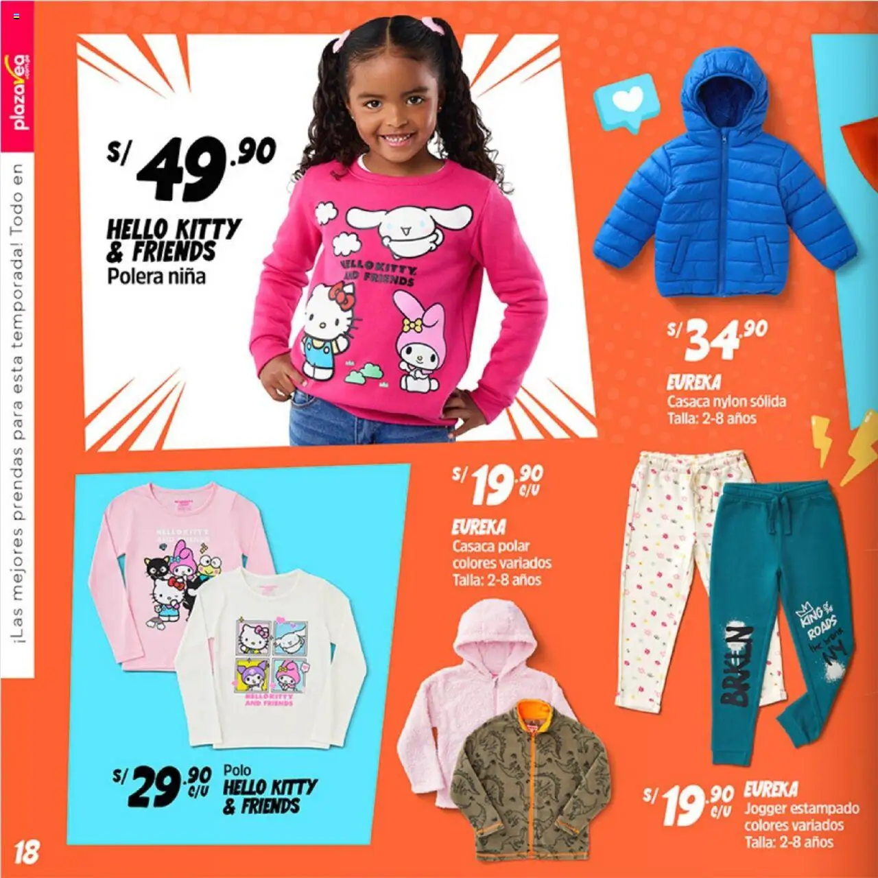 Catálogo Plaza Vea válido desde 01.08.2025 | Página: 18 | Productos: Polo, Polera