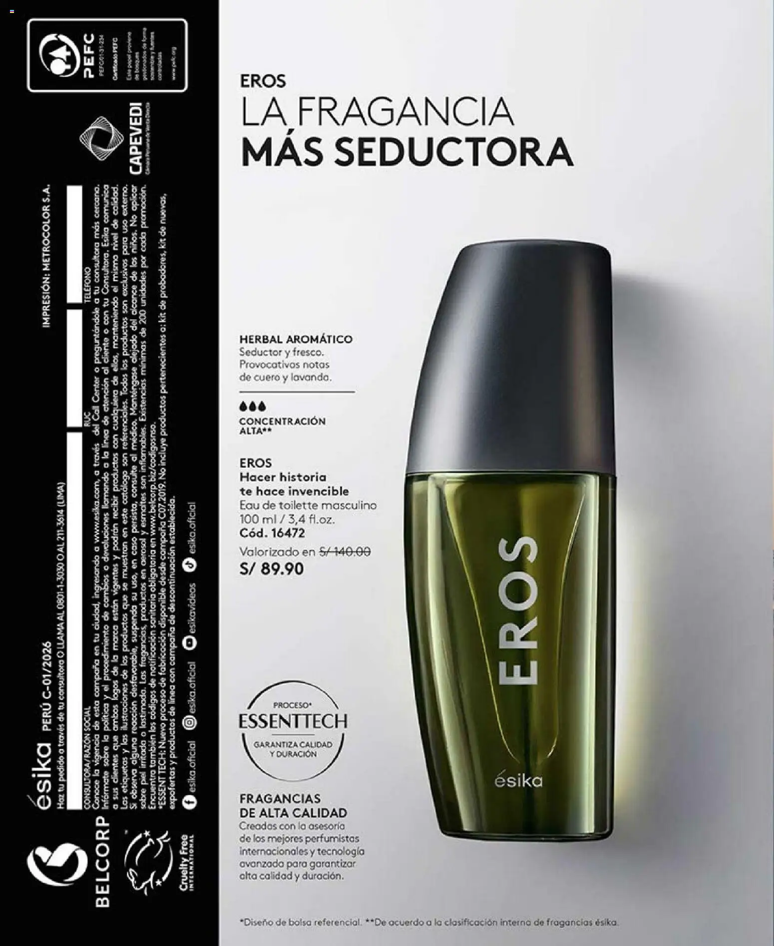 Catálogo Ésika válido desde 18.12.2025 | Página: 164 | Productos: Té, Bolsa, Fragancia, EAU de Toilette