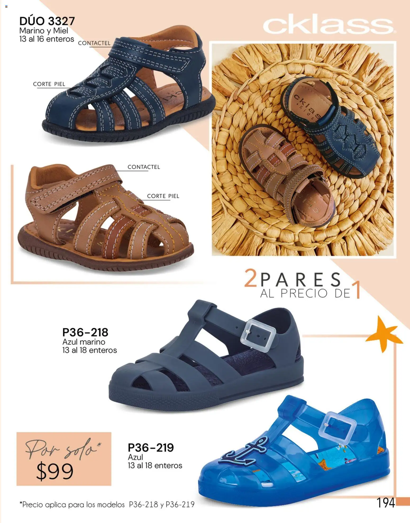 Nuevas ofertas de Cklass válidas en toda la República Mexicana desde el 05.03.2026. ¡Encuentra las mejores ofertas en Cklass catálogo Complemento Verano Ropa! | Página: 436