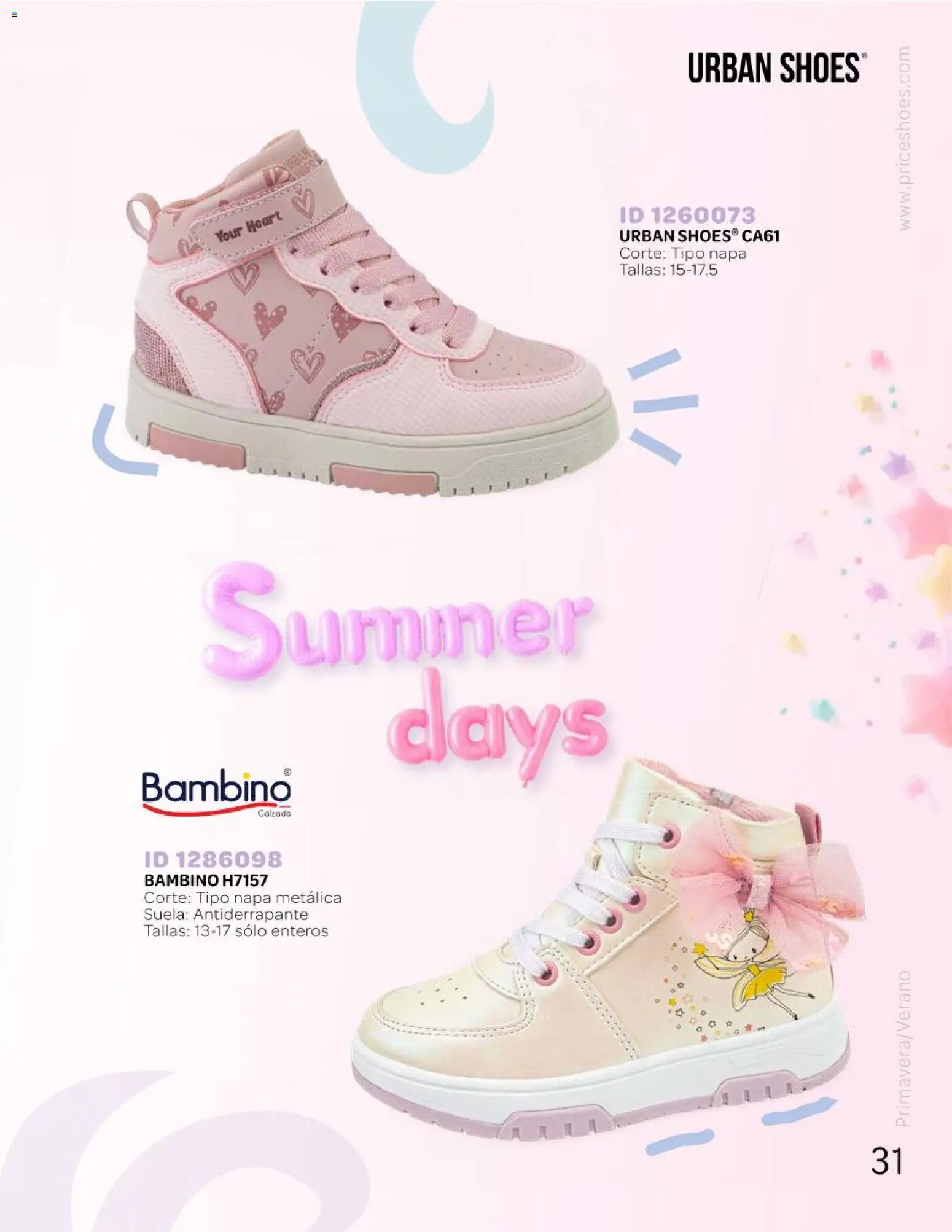 Nuevas ofertas de Price Shoes válidas en toda la República Mexicana desde el 25.04.2026. ¡Encuentra las mejores ofertas en Price Shoes catálogo Kids todo en uno! | Página: 31