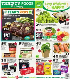 Preview of Thrifty Foods weekly flyer / circulaire from shop Thrifty Foods valid from 28.08.2025