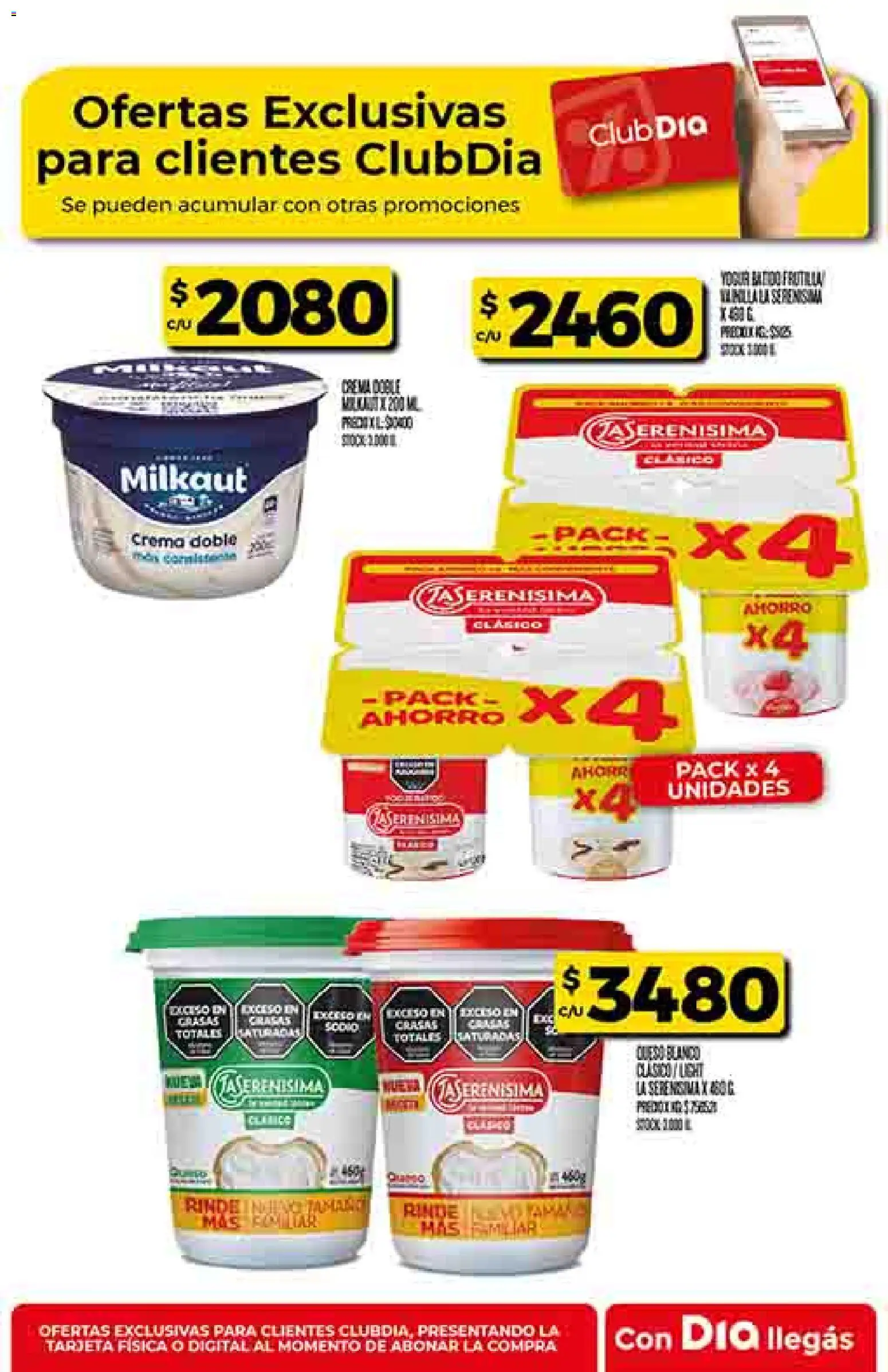 Supermercado DIA Ofertas │ válido desde el 05.11.2025 | Página: 45 | Productos: Queso, Crema