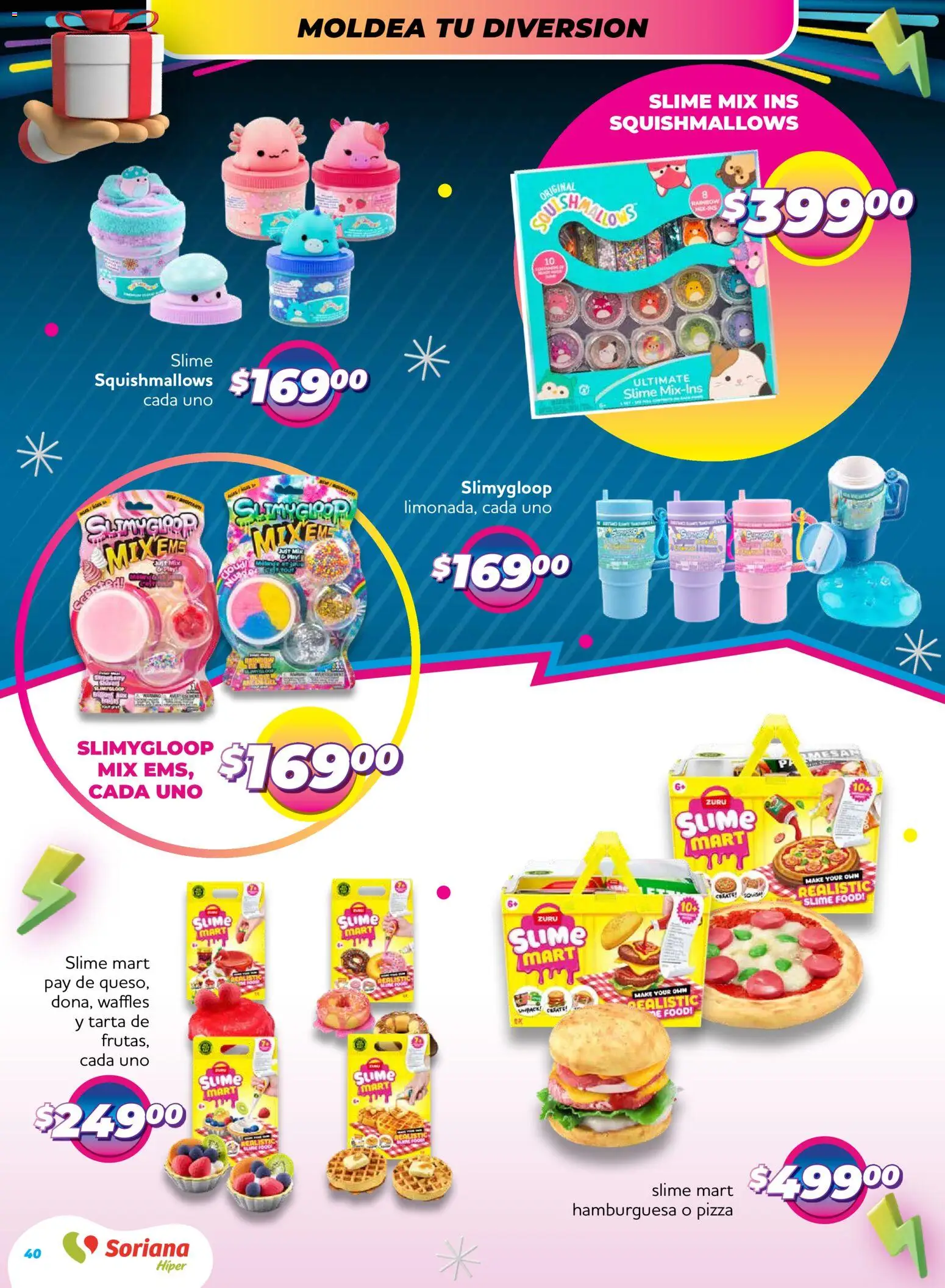 Nuevas ofertas de Soriana válidas en toda la República Mexicana desde el 27.11.2025. ¡Encuentra las mejores ofertas en Soriana - Reino de los Juguetes Híper Nacional! | Página: 39 | Productos: Pizza