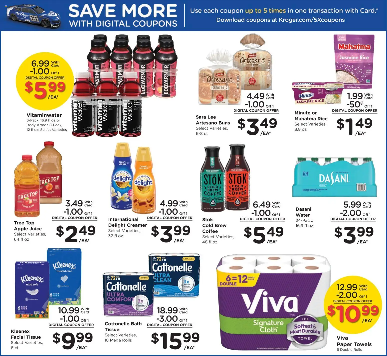 Kroger Weekly Ad - valid from 04.03.2026 | Page: 11 | Products: Coffee, Rice, Tea, Sausage