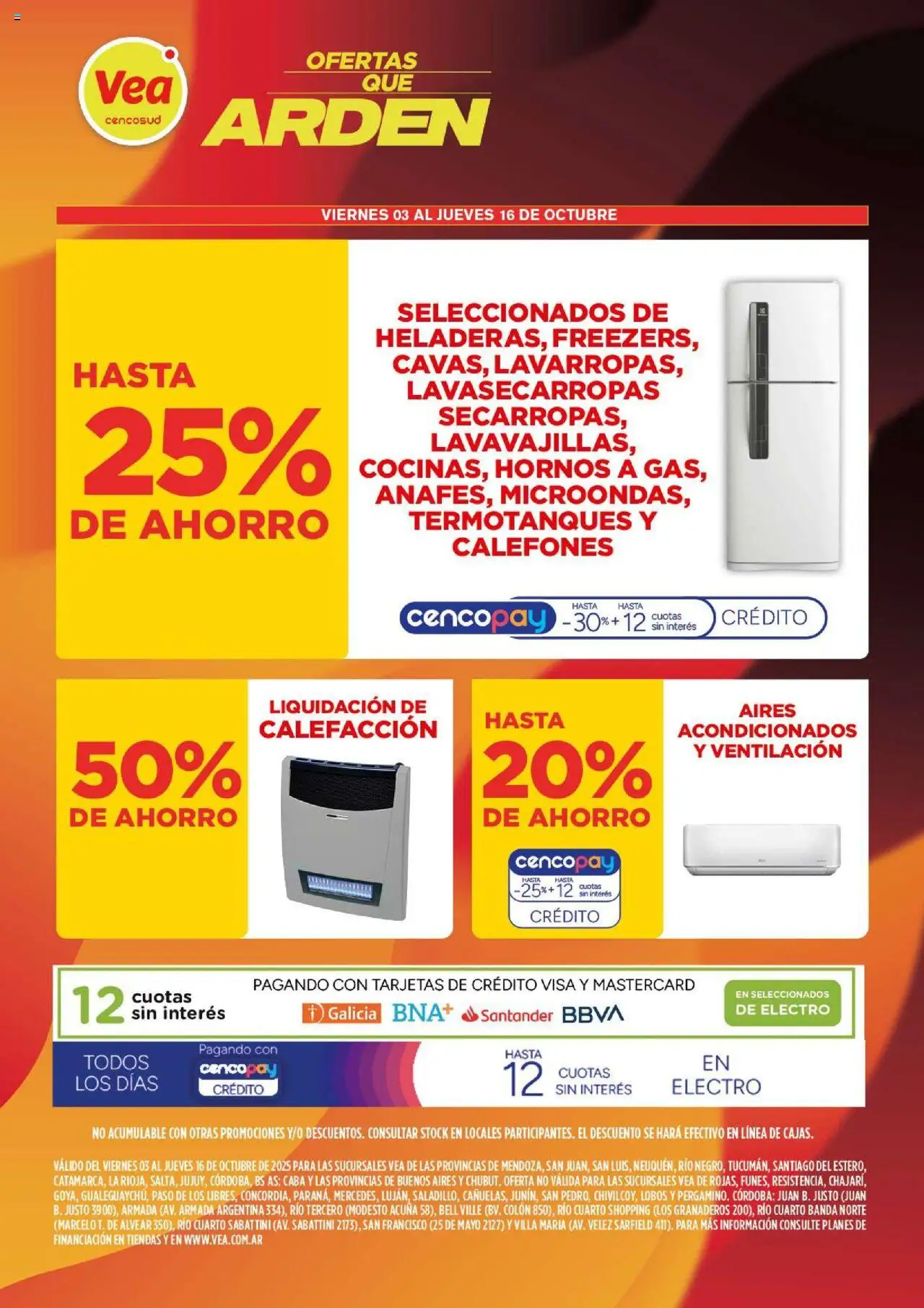 Vea - Ofertas que ardén │ válido desde el 03.10.2025 | Página: 1
