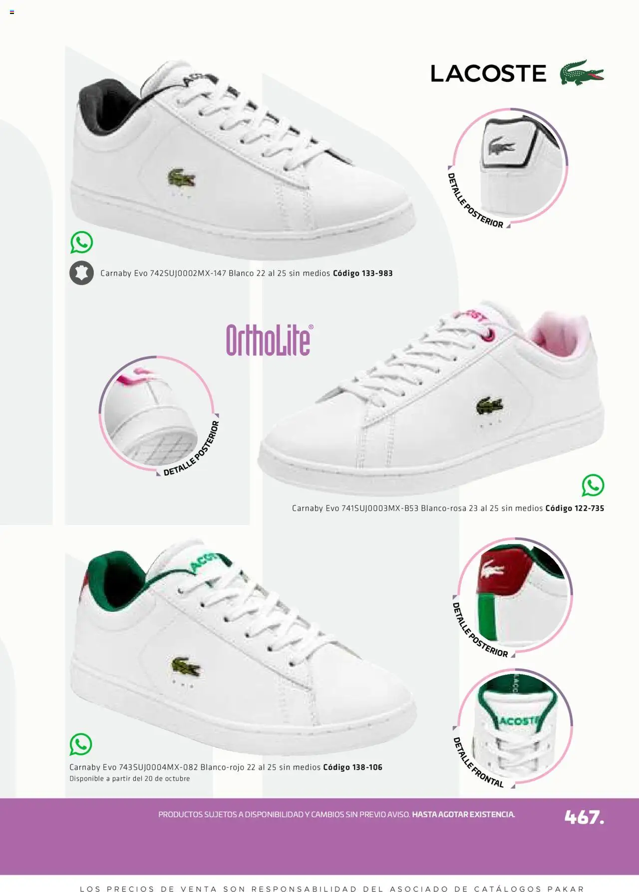 Nuevas ofertas de SC Pakar válidas en toda la República Mexicana desde el 29.08.2025. ¡Encuentra las mejores ofertas en SC Pakar - Catálogo Otoño Women! | Página: 467