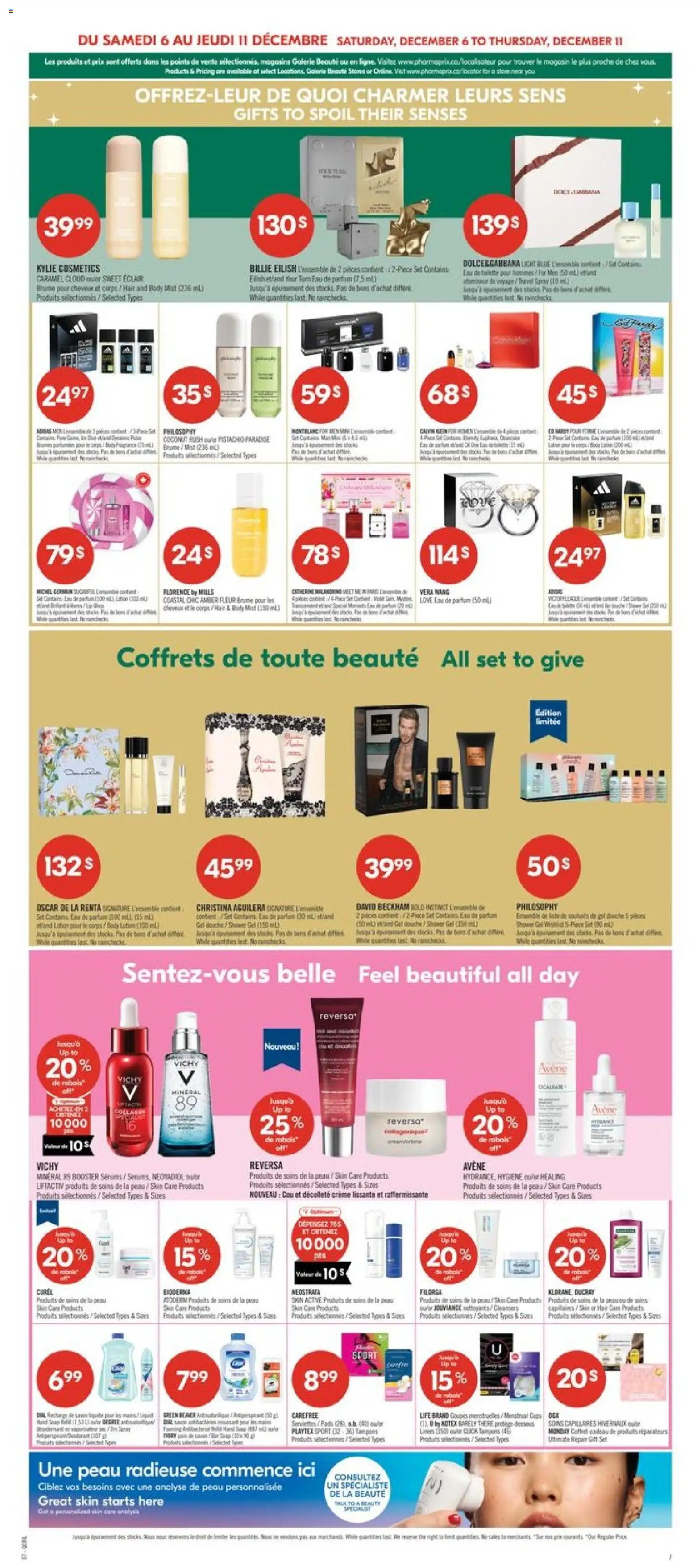 Pharmaprix flyer valid from 06.12.2025 | Page: 15 | Products: Eau de toilette, Body lotion, Antiperspirant, Shower