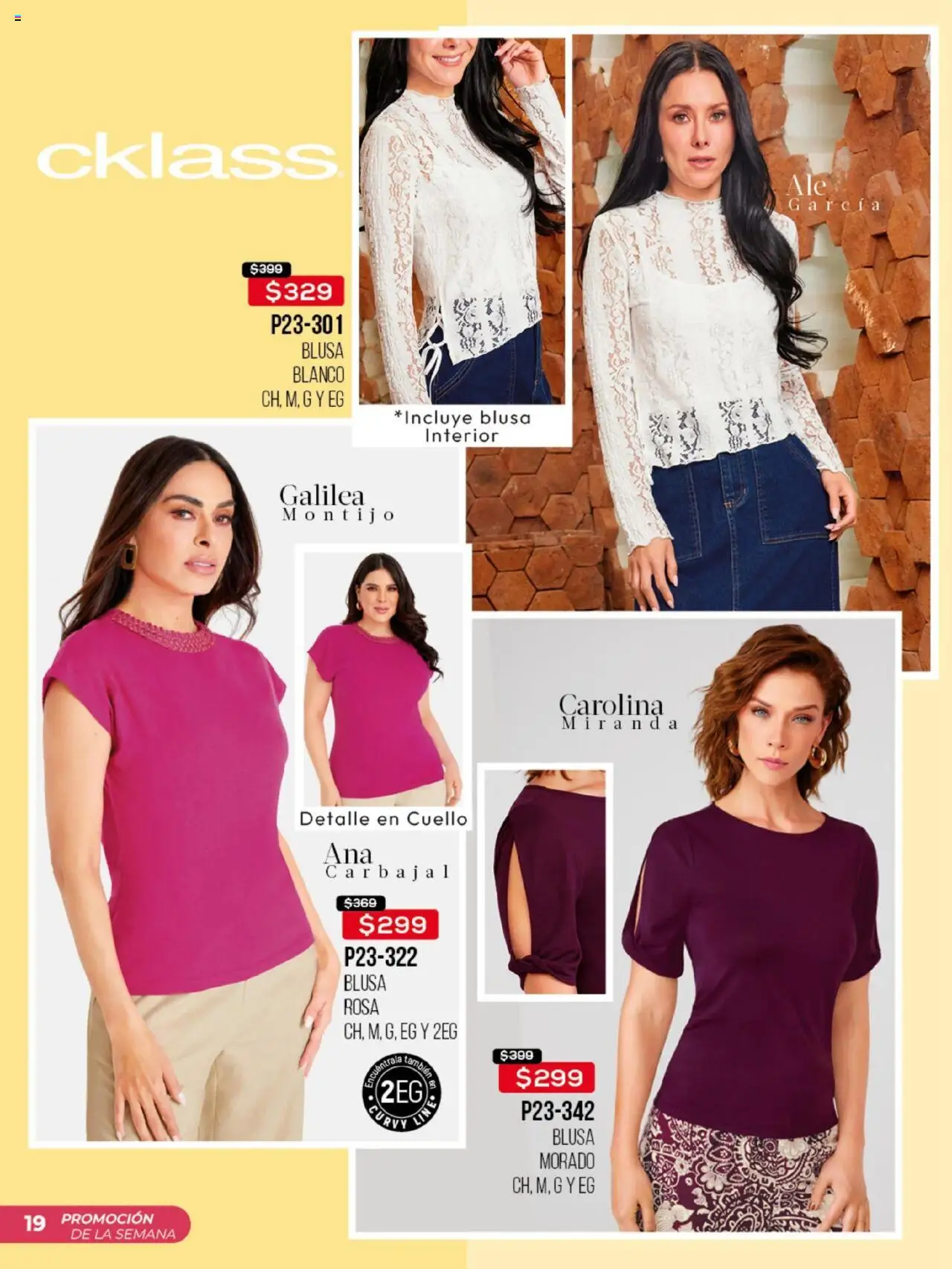 Nuevas ofertas de Cklass válidas en toda la República Mexicana desde el 01.10.2025. ¡Encuentra las mejores ofertas en Cklass - Catálogo Promoción De La Semana! | Página: 20 | Productos: Blusa