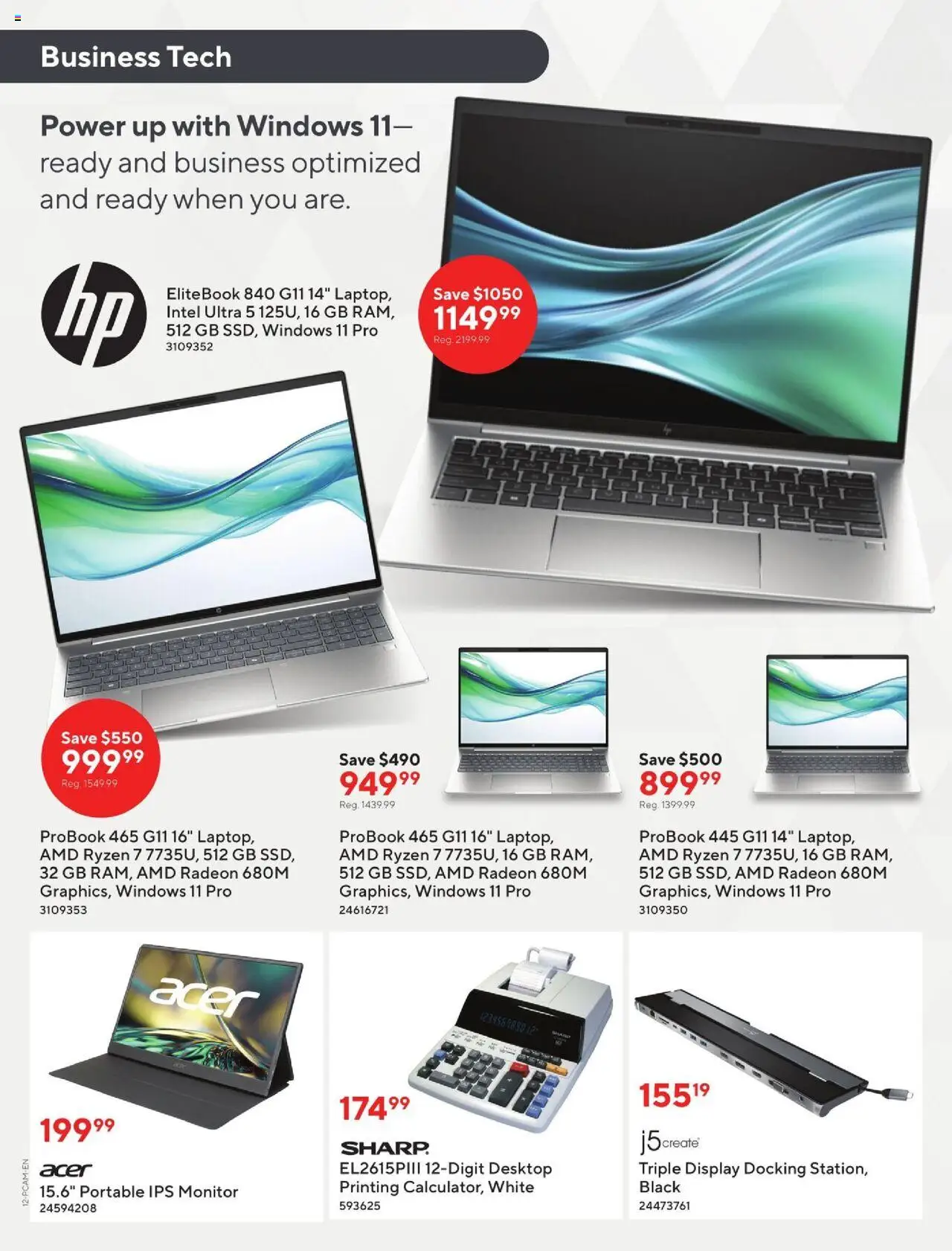 Staples flyer valid from 05.09.2025 | Page: 12 | Products: Monitor