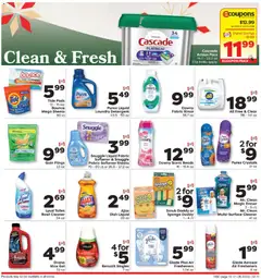 Preview of Weis weekly ads valid from 28.11.2025 | Page: 10 | Products: Eraser, Clip, Detergent, Sponge