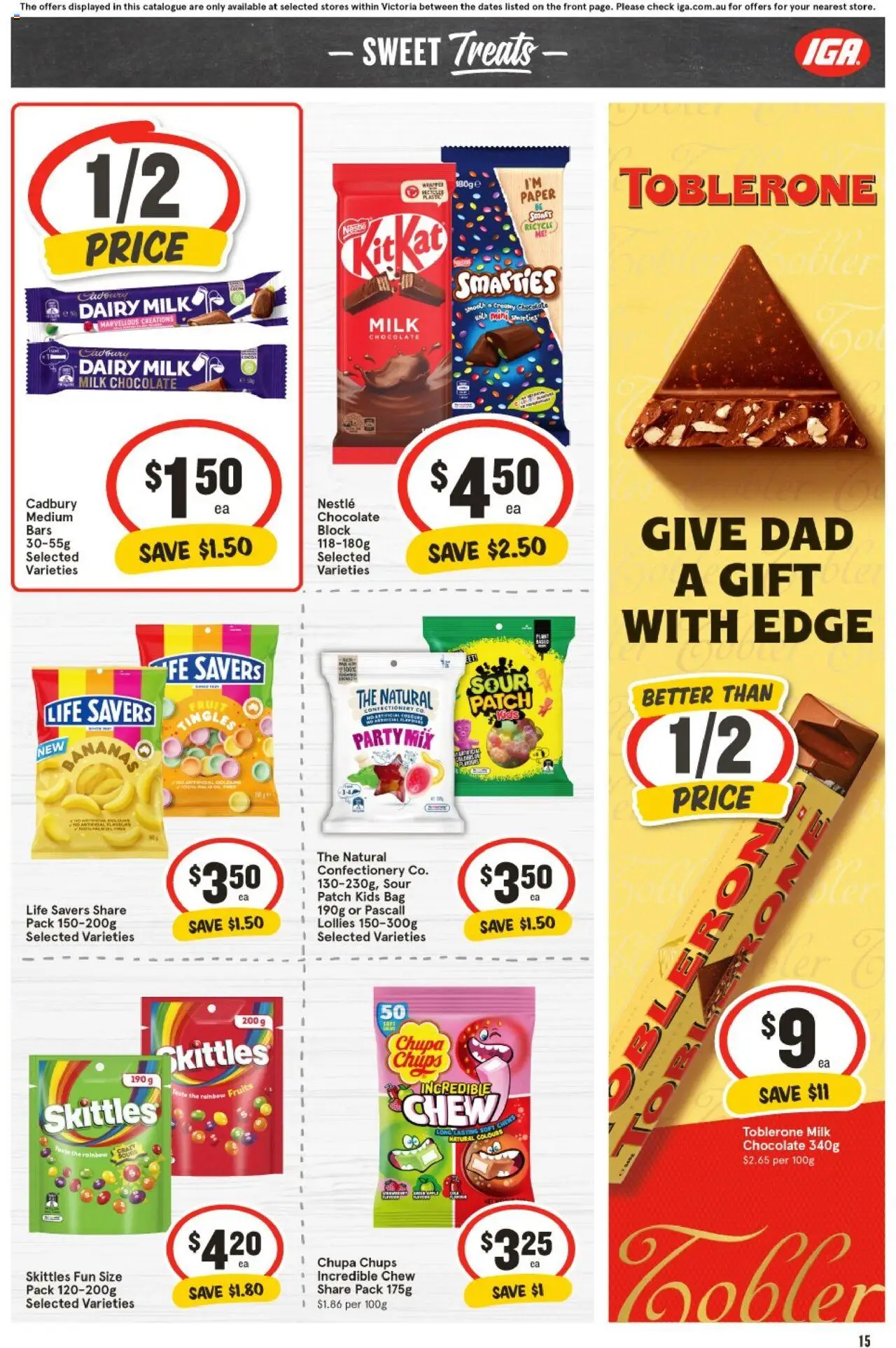 IGA catalogue - valid from 27.08.2025 | Page: 12 | Products: Dairy, Chocolate, Chips, Bag