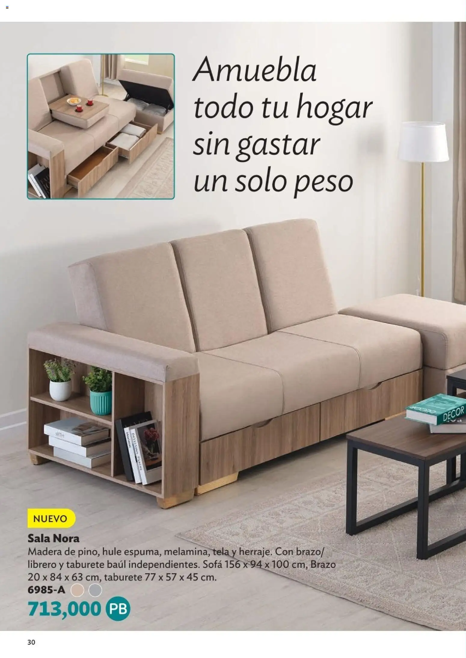 Nuevas ofertas de Betterware válidas en toda la República Mexicana desde el 05.01.2026. ¡Encuentra las mejores ofertas en Betterware Catálogo de Premios! | Página: 30 | Productos: Sofá