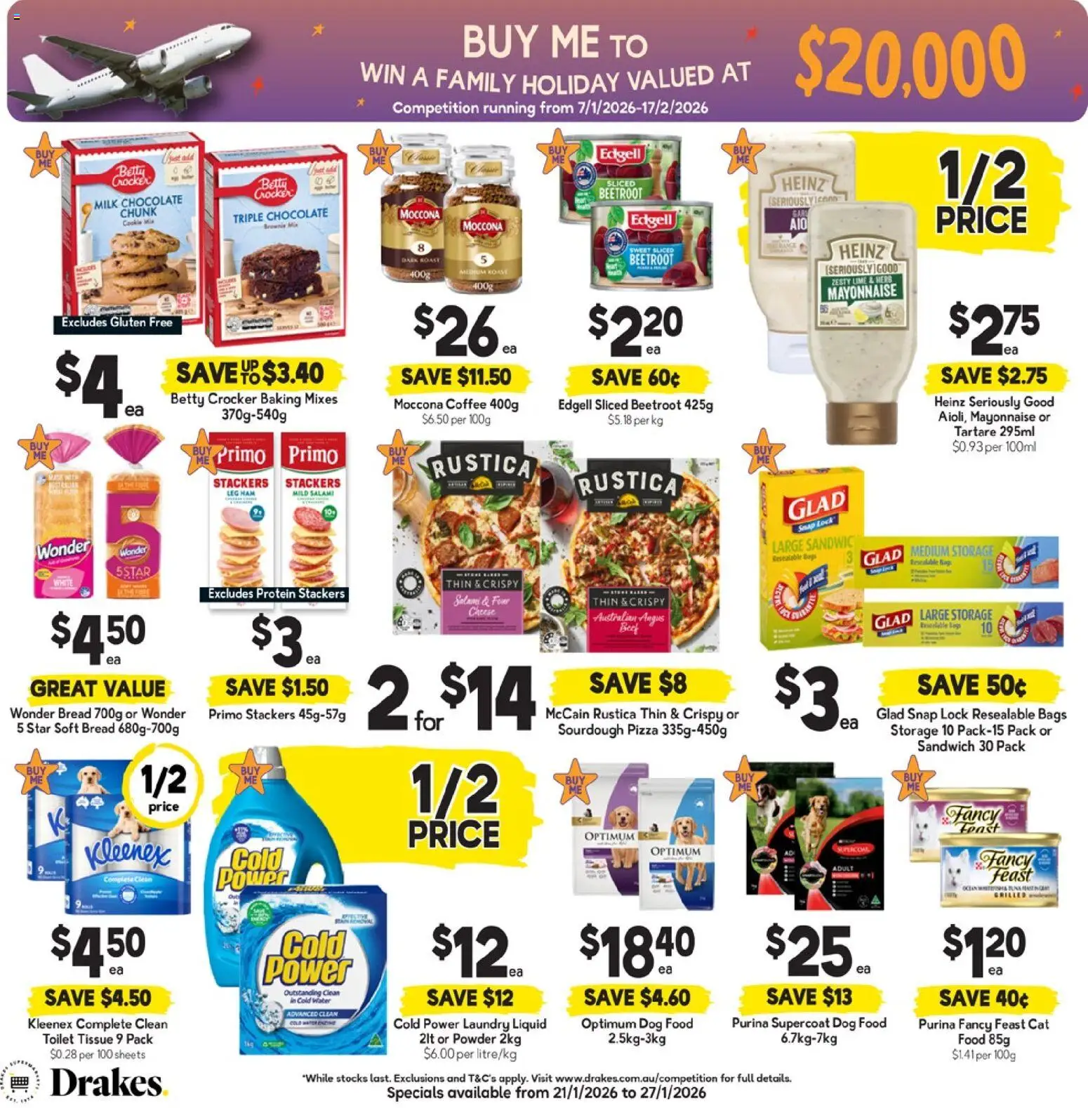 Drakes catalogue - valid from 21.01.2026 | Page: 4 | Products: Powder, Milk, Ham, Lime