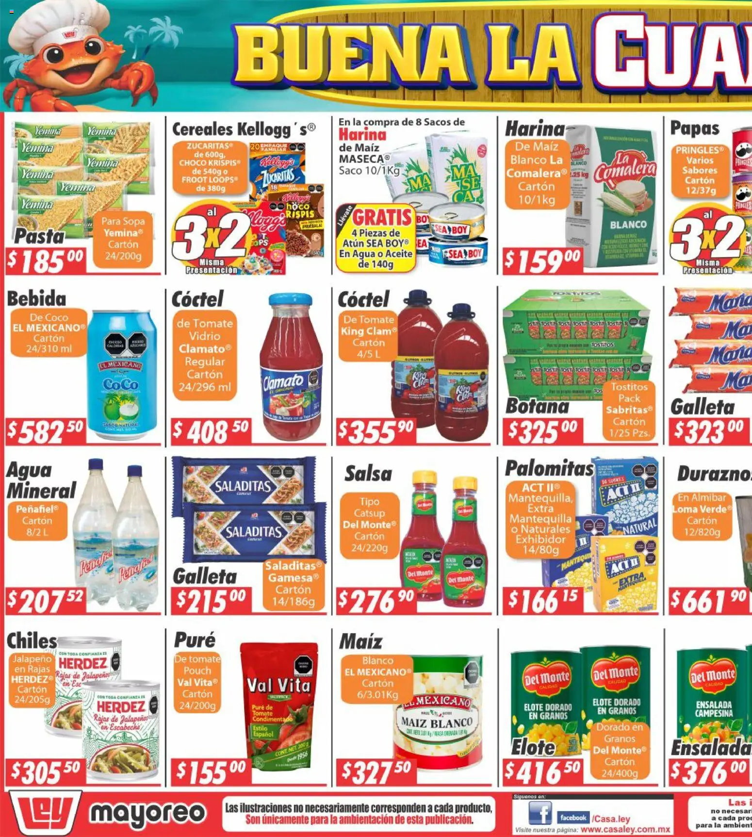 Nuevas ofertas de Casa Ley válidas en toda la República Mexicana desde el 23.03.2026. ¡Encuentra las mejores ofertas en Casa Ley folleto Hermosillo! | Página: 5 | Productos: Maíz, Harina, Rejas, Sopa