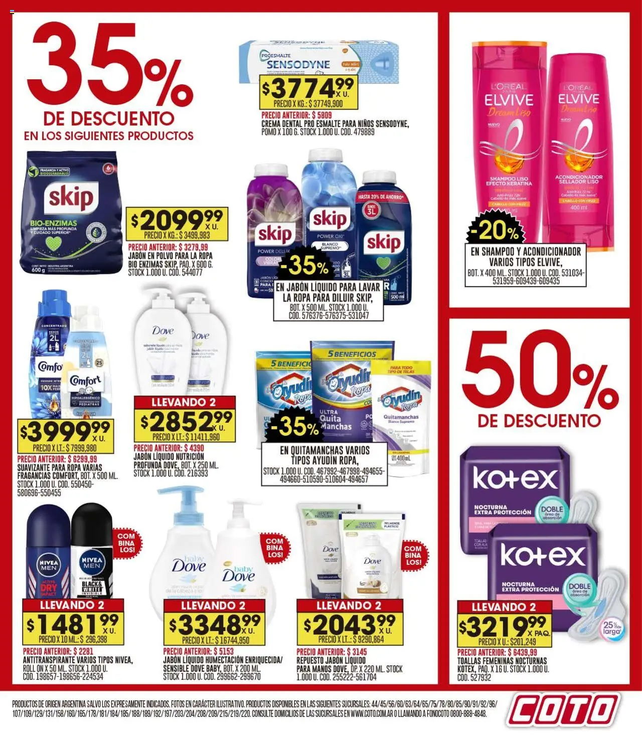 Coto ofertas │ válido desde el 11.08.2025 | Página: 17 | Productos: Fragancia, Acondicionador, Jabón, Ropa