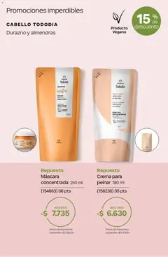 Vista previa Natura Catálogo Ciclo 4/2026 válido desde el 01.04.2026 | Página: 71 | Productos: Mascarilla, Almendras, Durazno, Máscara